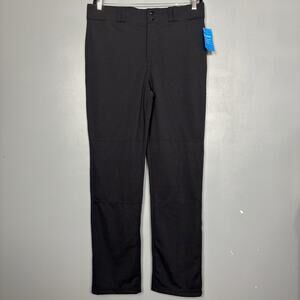NWT CHAMPRO Men’s Open Bottom Relaxed Fit Baseball Pant Black Large New No Bag